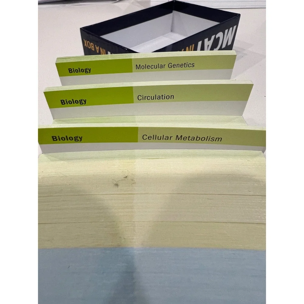 Kaplan MCAT in a Box Second Edition 700 Science Flashcards‎